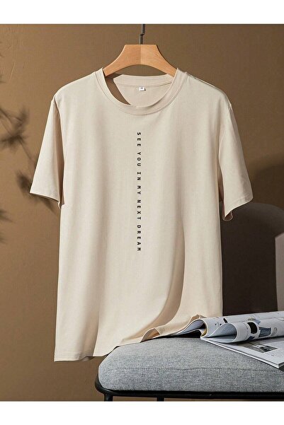 Deocept See You Printed Oversize ανδρικό μπλουζάκι Casual Boyfirend