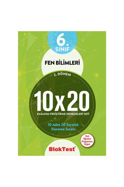 Tudem Yayınları 6. Sınıf Fen Bilimleri 10x20 Kazanım Denemeleri 2.dönem
