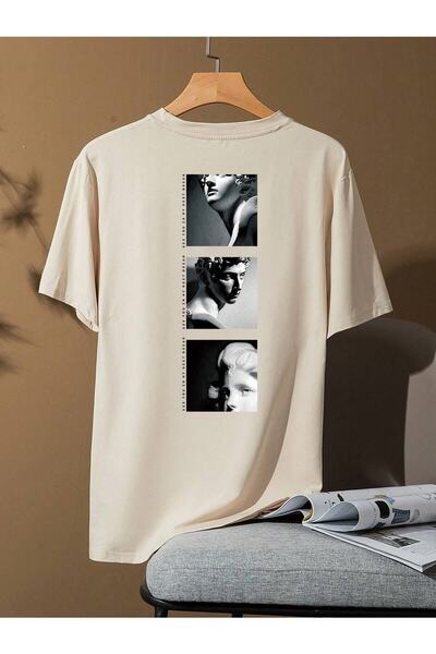 Deocept See You Printed Oversize ανδρικό μπλουζάκι Casual Boyfirend