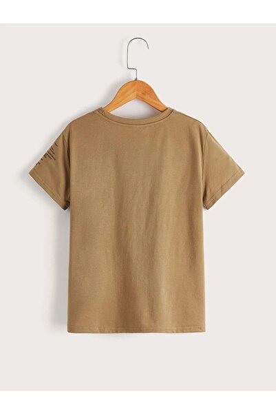 Deocept Μπλουζάκι Unisex Μπεζ Oversize