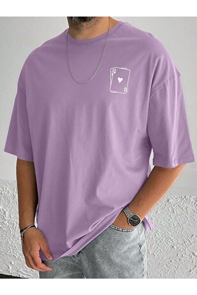 Deocept Κούπα A / J Printed Oversize Ανδρικό T-shirt Casual Boyfirend