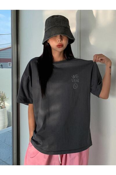 Deocept We Love Printed Oversize T-shirt