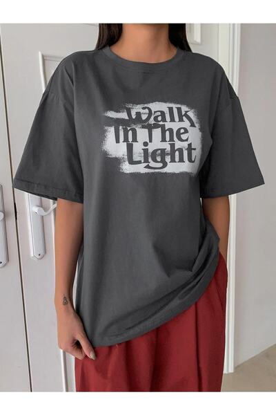 Deocept Фума Walk In The Light надрукована Oversize футболка