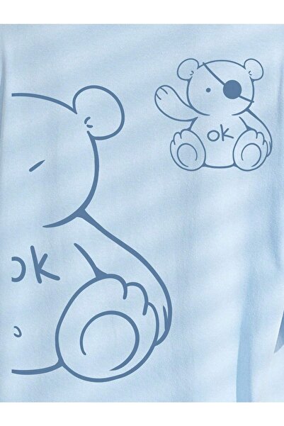 Deocept Teddy Bear Printed Γυναικείο μπλουζάκι Oversize Casual Boyfirend