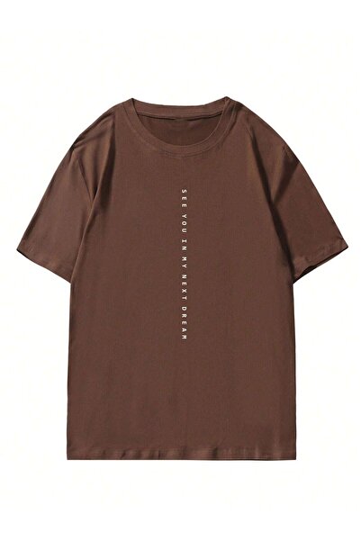 Deocept See You Printed Oversize ανδρικό μπλουζάκι Casual Boyfirend