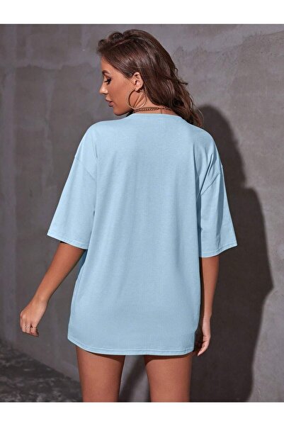 Deocept Miami Printed Oversize Salas Boyfriend γυναικείο μπλουζάκι μπλούζα μπλούζα