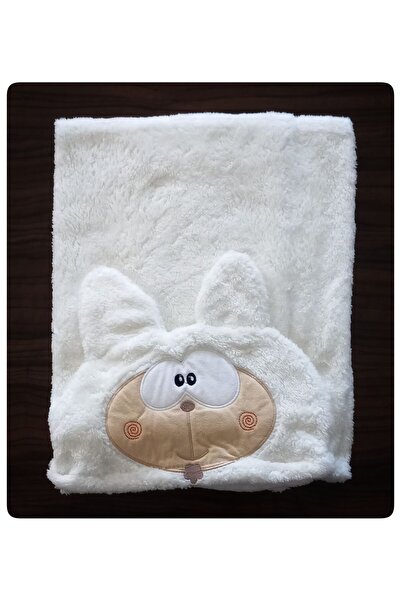 Battaniye Evi بطانية يونيكس بيبي بغطاء للرأس على الوجهين 100% بوليستر