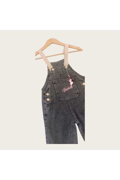 Barbie Kız Çocuk 8-12 Yaş Barbie Nakışlı Salopet Pantolon