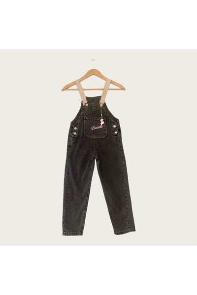 Barbie Kız Çocuk 8-12 Yaş Barbie Nakışlı Salopet Pantolon