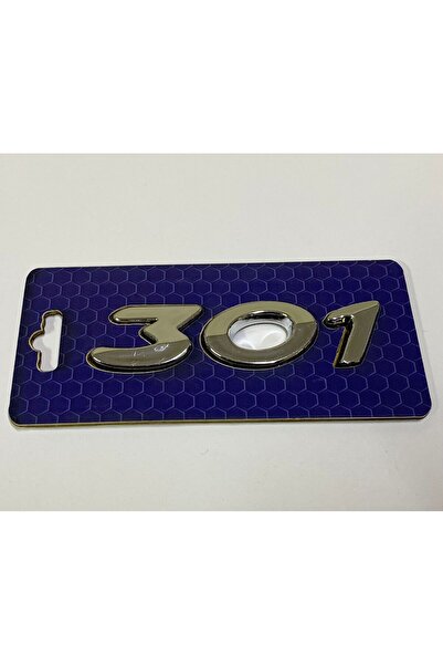 Genel Markalar PEUGEOT 301 ARKA BAGAJ YAZISI KROMAJ