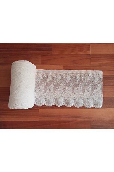Blue Home PVC Lace Non-Slip Shelf Cabinet And Drawer Cover / Size: 23 cm x 5 m -- WHITE -- ROSE5
