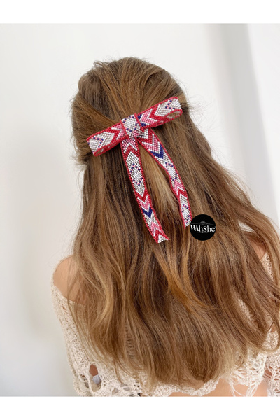 WAHSHE تصميم مشبك مطرز