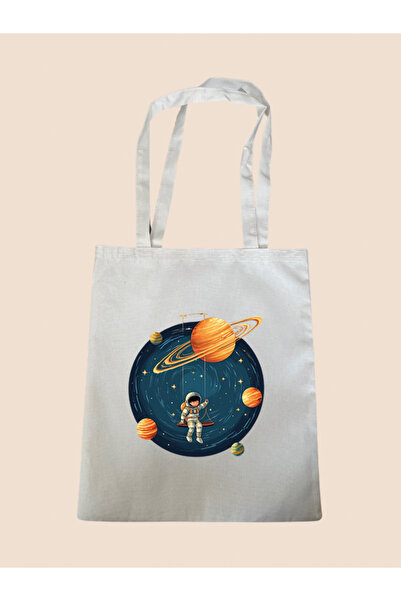 lili hediyelik Planeta Dete Štampano Tkanina Torba - Velike Veličine Žene Tor...
