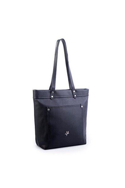 bundle island Μεγάλη γυναικεία αθλητική τσάντα ώμου με μακρύ λουράκι ώμου Μαύ...