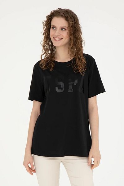 U.S. Polo Assn. Tricou de bază cu gât crew pentru femei G082SZ011.0001804524TEKSPOR