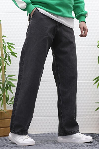 WAFRA Men's Baggy Wide Cut Jeans