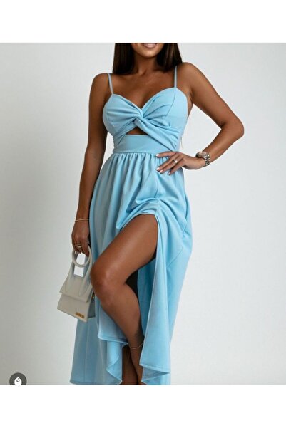 FRİYA فستان نسائي بفتحة رفيعة