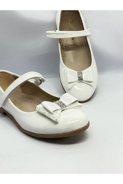 emela kids shoes Bow Patent Leather Ballerina Shoes for Girls