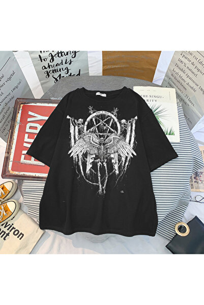 GALASHOP Punk Dark Grunge Gothic Skull T-shirt mod54