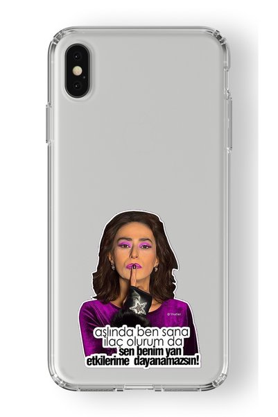 Multitronic حافظة شفافة مطبوعة متوافقة مع هاتف Iphone X وXs