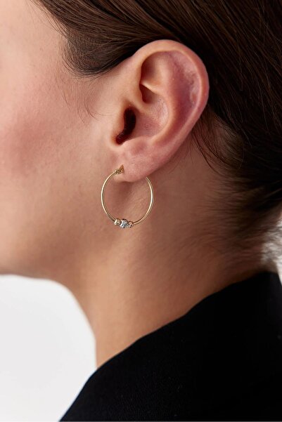 Hakan Güler Kuyumculuk 14 Ayar Altın  Dorika Toplu  Küpe