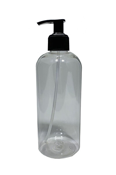 Paradise 10 Pieces 400 Ml Empty Pet Bottle with Black Pump from Soap and Disinfectant