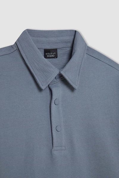 DeFacto Slim Fit Polo tričko s krátkým rukávem C4136ax24sm