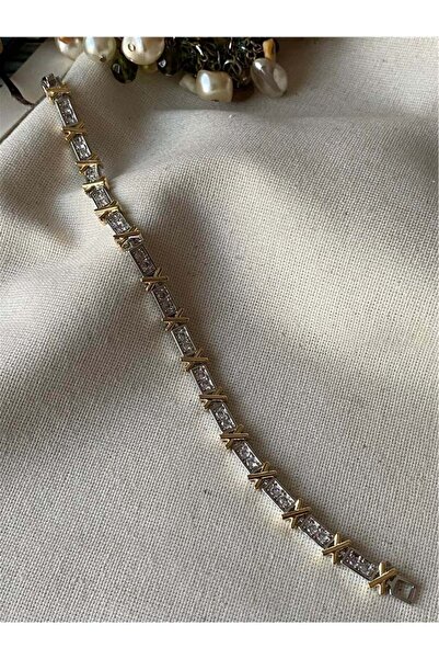 GMZCOLLECTİON الصلب صف Xoxo سوار