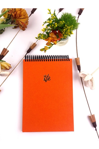 notin paper A5 15x21 Cm Spiralli Çizgili Sert Kapak 100 Yaprak Bloknot Defter