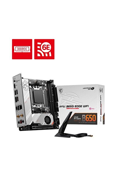 MSI MPG B650I EDGE WIFI-6E DDR5 HDMI-DP PCIE 4.0 AM5 mITX