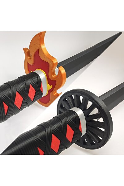 CNQR TANJIRO'S KATANA FROM DEMON SLAYER HAREKETLİ AÇILIR KAPANIR KATANA (1 ME...