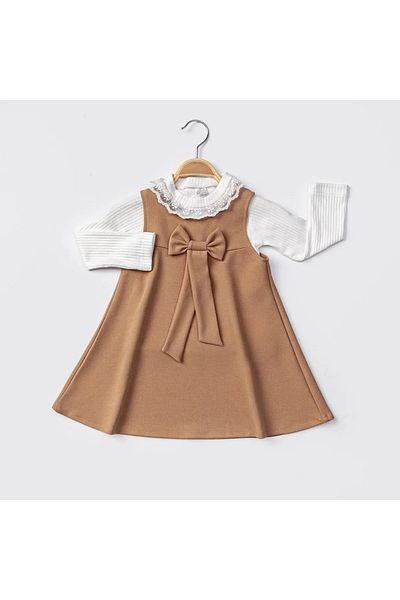 CRAX Baby Girl Sukuba Gilet Set with Badi