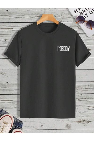 AFROGİYİM Μπλουζάκι Unisex Trust Nobody Μπροστινό Πίσω Τυπωμένο Oversize