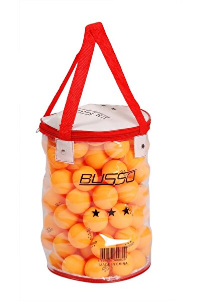 BUSSO كرة بينج بونج مع حقيبة 100 قطعة 40 مم