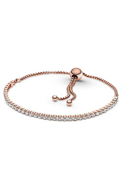 ni aksesuar Zircon Gold Rose Elevator Bracelet - Non-tarnish Steel Cubic