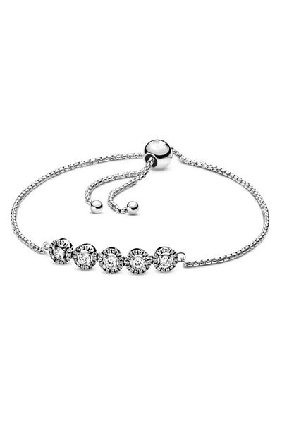 ni aksesuar CIrcle SIlver Colored Steel GlItterIng Elevator Bracelet