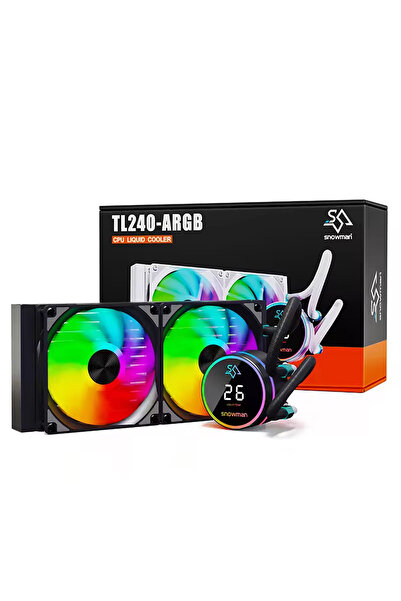 Snowman İCEFORCE TL240-ARGB 240MM ISI GÖSTERGELİ SIVI SOĞUTMA