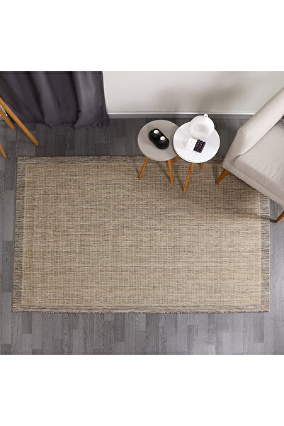 Halıstores Jüt Sisal Kahve Hav ve Toz Vermeyen İskandinav Dekoratif Bordürlü ...
