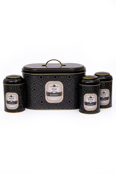 EVLE Oval Bread Box Set of 4 Erb02v2-