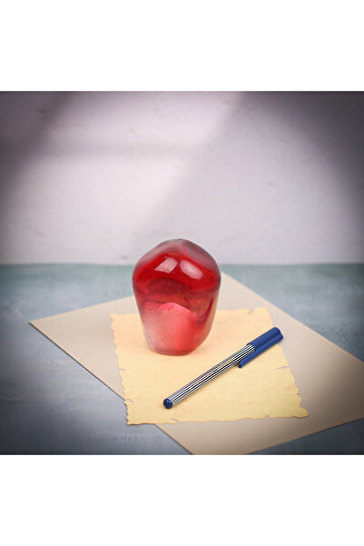 ADAMODART Nar tanesi Dekoratif El yapımı Cam Obje