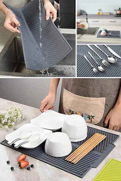 Queen’s Kitchen Silikon Lüx Elastik Bulaşık Matı