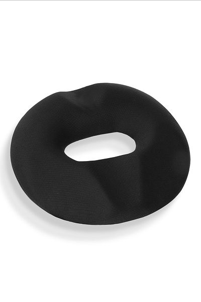 Viscofoam Ultra-Luxury Orthopedic Seat Ring Coccyx Cushion Visco Seat Ring - Black