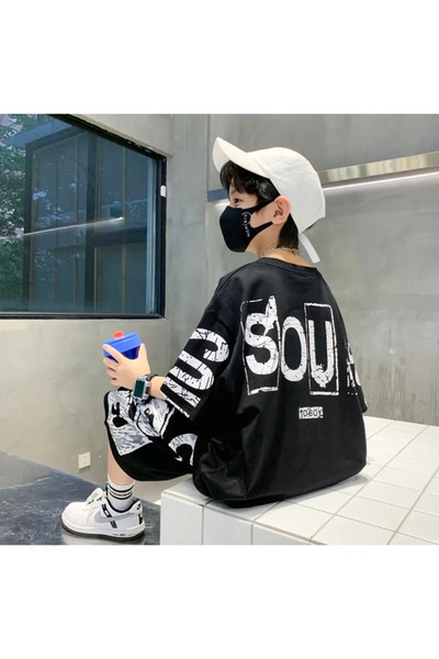 Machetta Dječji set kratkih hlača To-Boy Štampano Gornji i donji deo