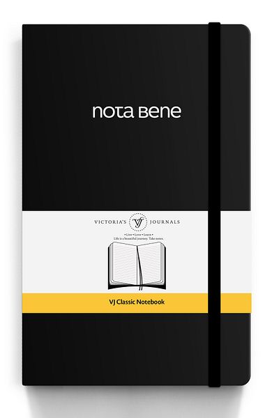 Victoria's Journals Caiet Nota Bene Classic Flex Cover, 13x21 cm, linie