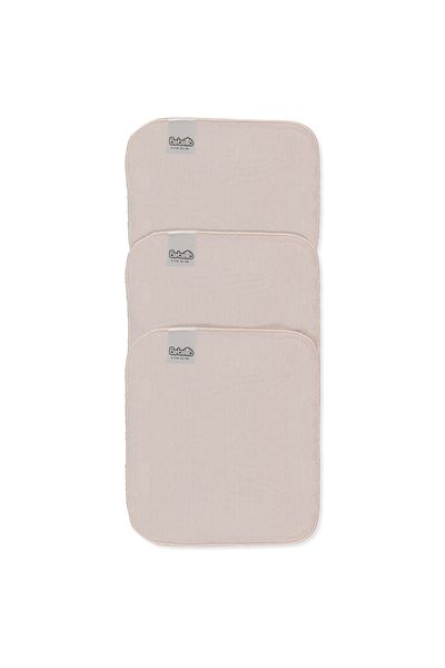 Bebetto BAMBOO INTERLOK WIPES 3 PACK 20X20CM (BAMBOO SO SWEET) C 1040