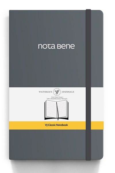 Victoria's Journals Σημειώστε Κλασικό Ευέλικτο Κάλυμμα Σημειωματάριο, 13x21 cm, Ριγέ