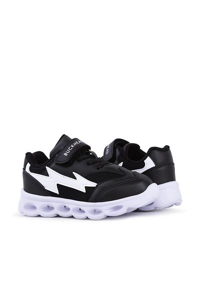 BUCKHEAD Ares Buck4308-Bk313 Lighted Children's Sneakers - Black