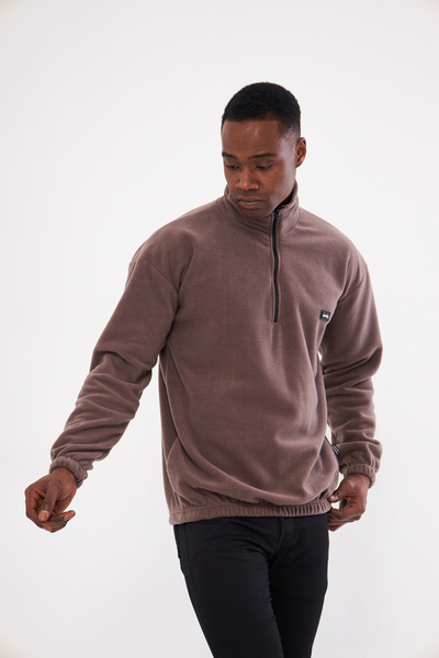 pandy Унисекс голям суитшърт от полар