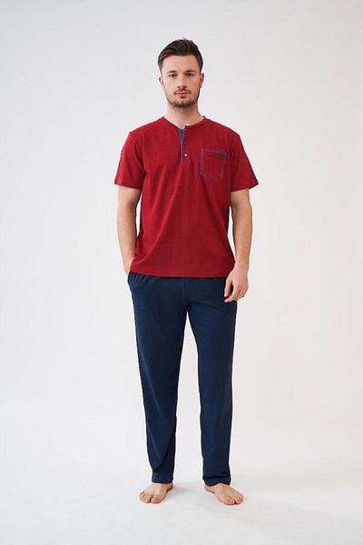 Pjs Pijama Σετ ανδρικό σορτς πιτζάμες 3 τεμαχίων