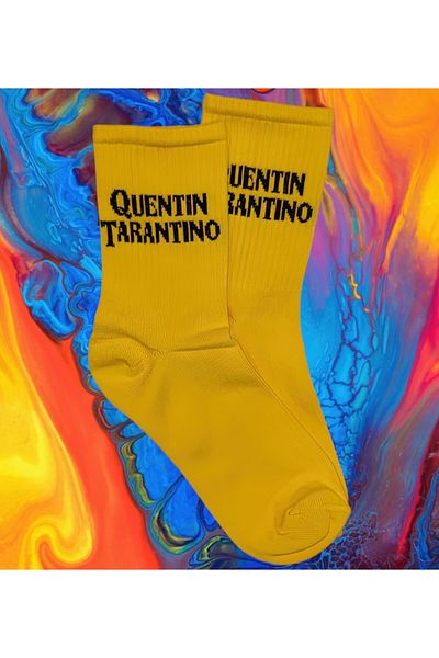 FG KONNİCHİWA HAPPY TARANTINO BART WRITTEN PATTERNED SOCKS